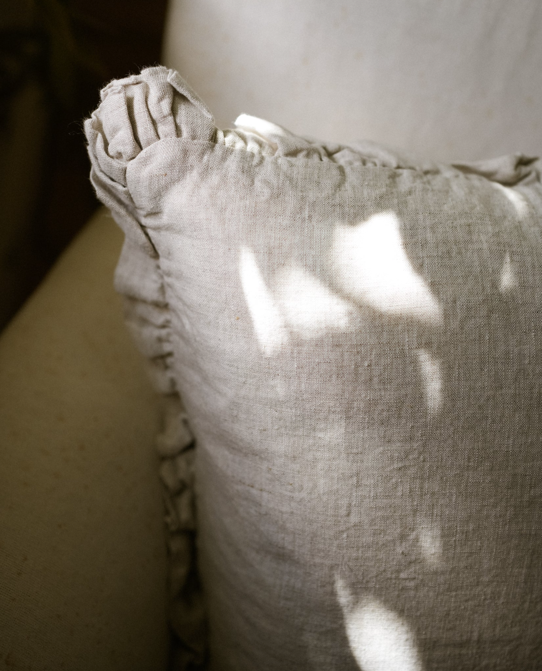 Natural Washed Linen Cushion