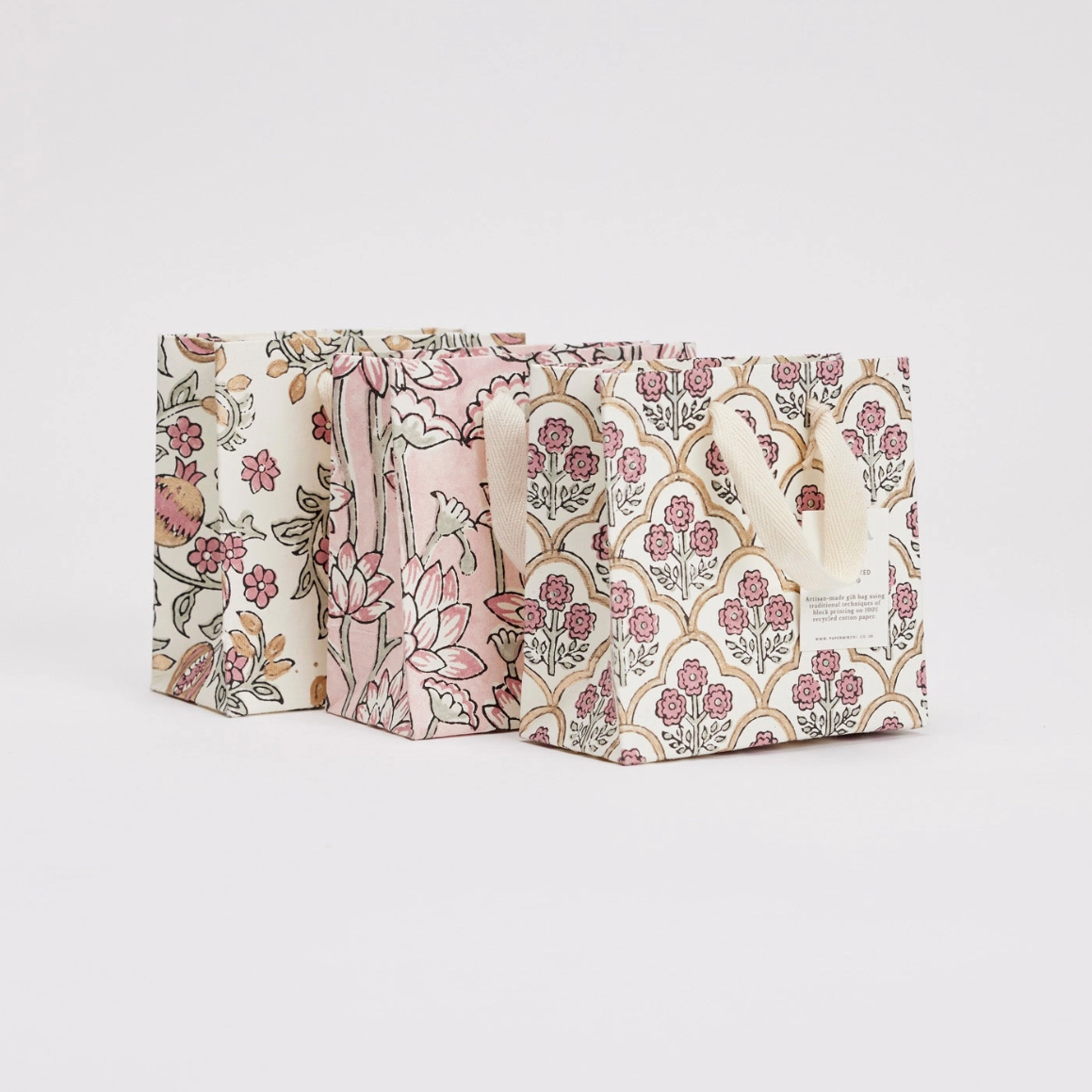 Hand Block Printed Gift Bag - Small