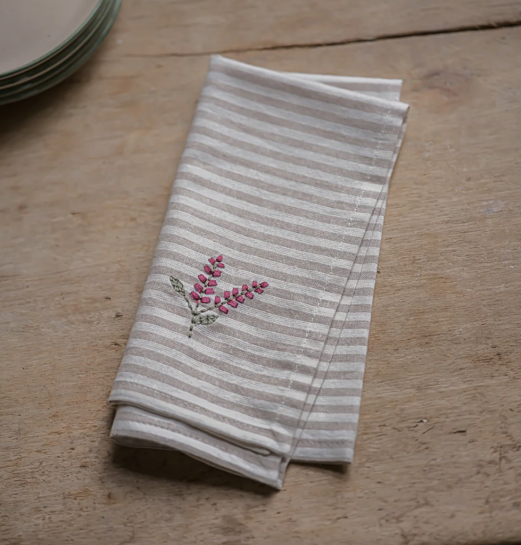The Kitchen Garden Lavender Napkin - Set of 4 - COMING SOON