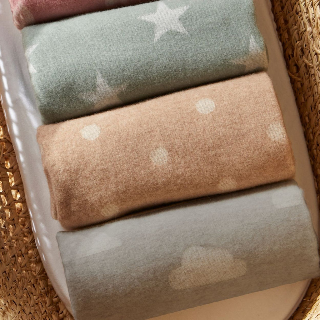 Merino Baby Blanket - Spot
