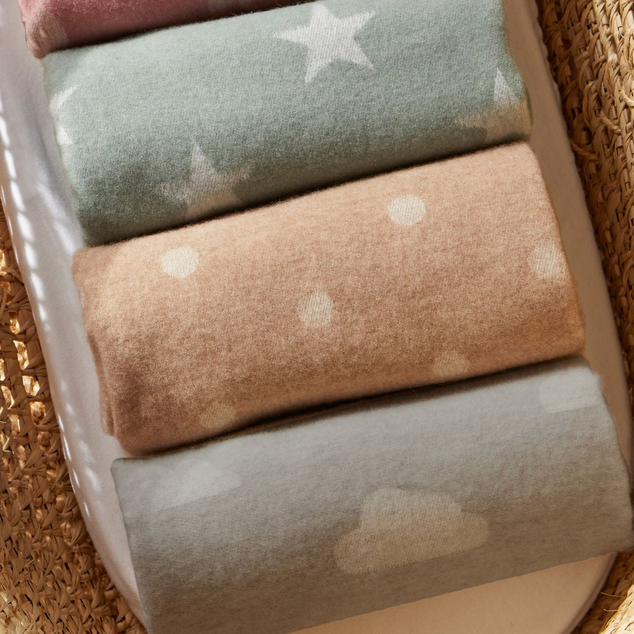 Merino Baby Blanket - Spot